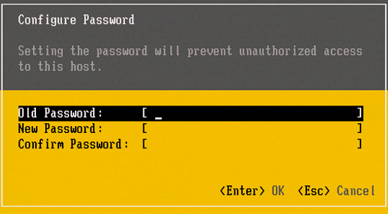 ریست کردن Esxi password